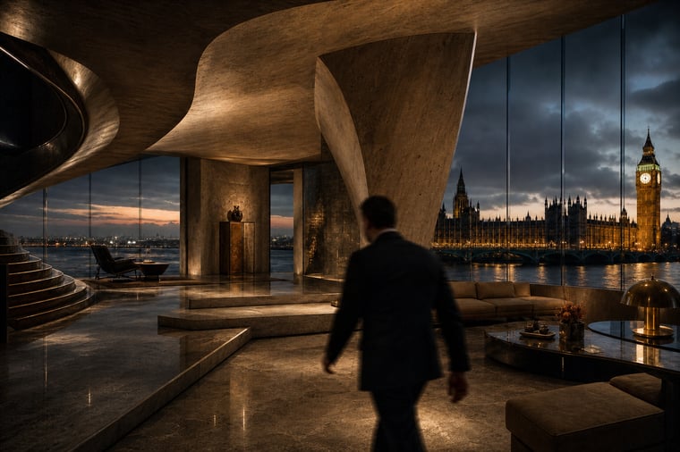 Brutalist Mid Century Agent's Lair | Bond By Design | Everything But the Kitchen Sink 
