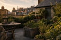 London Rooftop Night Scene
