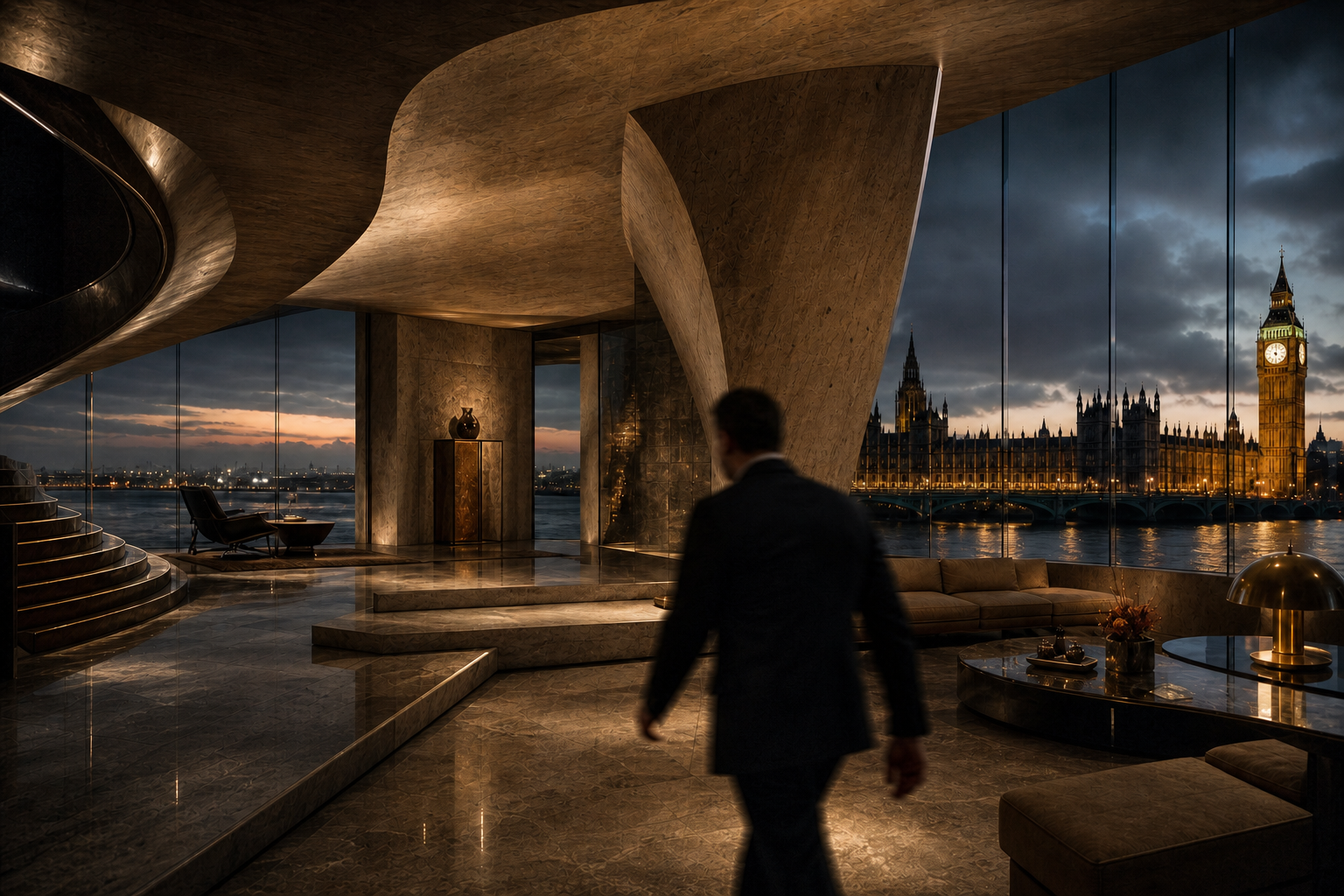 Brutalist Mid Century Agent's Lair | Bond By Design | Everything But the Kitchen Sink 