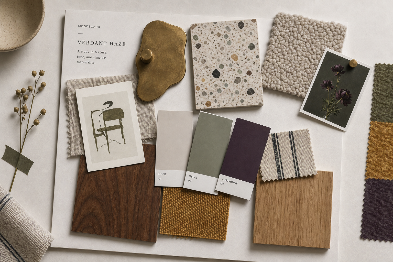 Ad100 Moodboard with Random 3D Elements