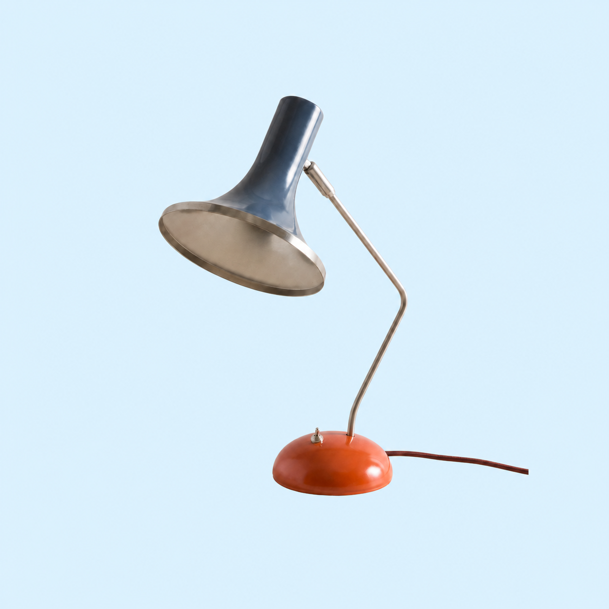 Zara Home colour pop metal desk lamp with adjustable conical shade