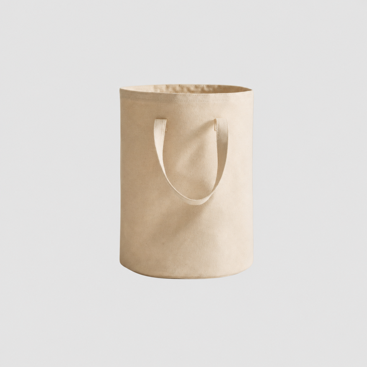 Zara Home foldable laundry basket with long carry handles