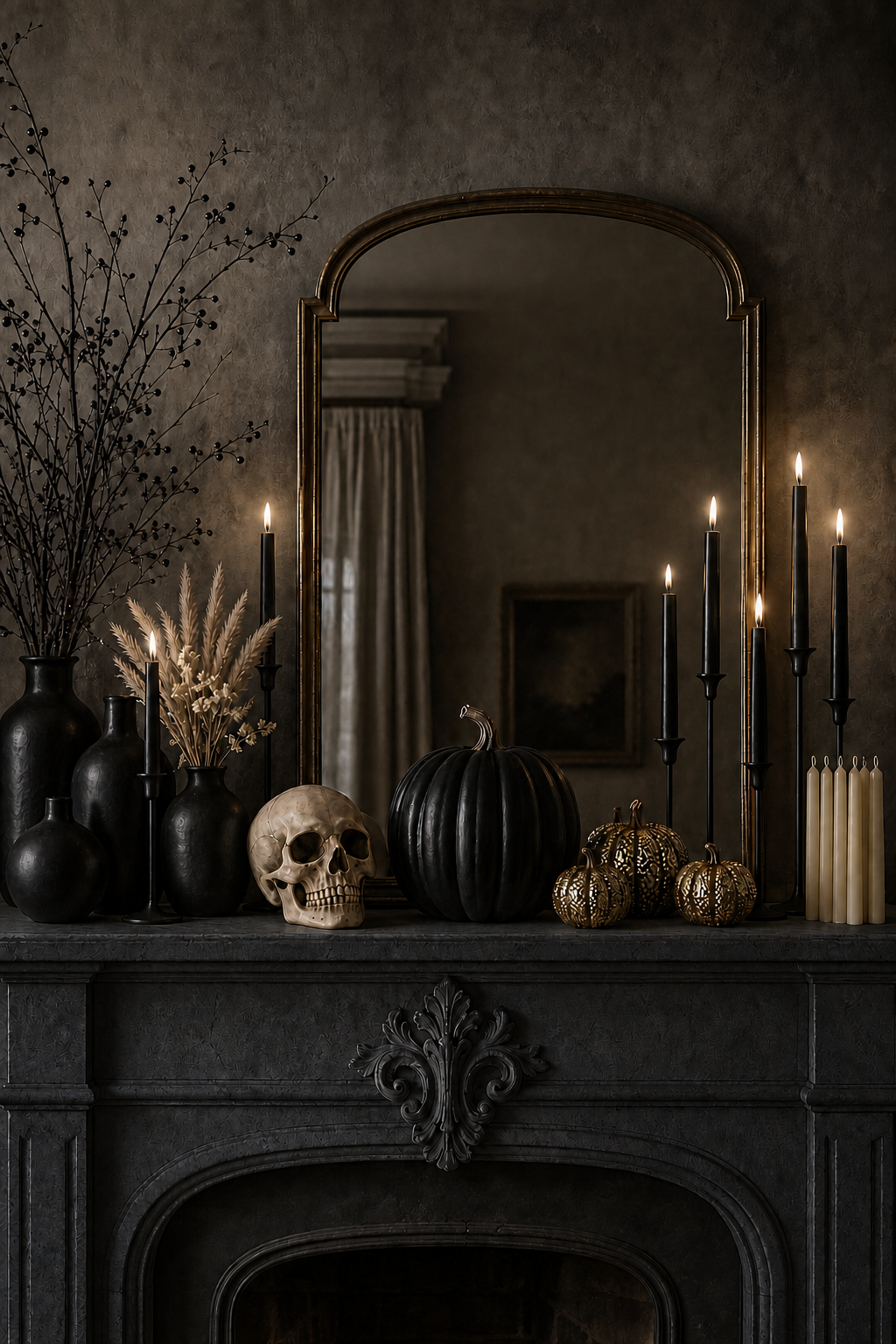 Inside the haunted house: the hallway