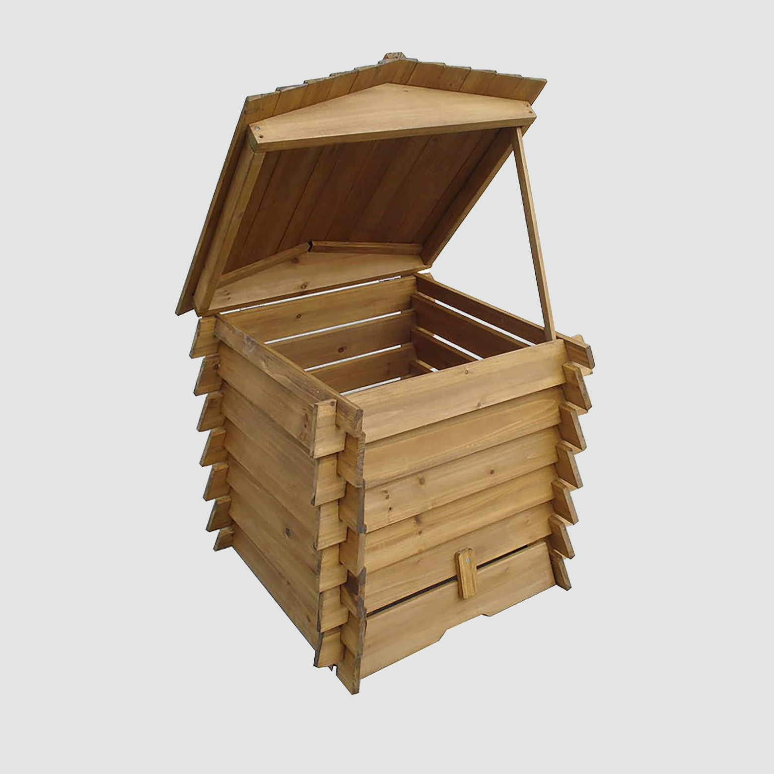 AMAZON Actiasgear Wooden Beehive-Style Garden Composter The Goodlife Edit Everything But the Kitchen Sink
