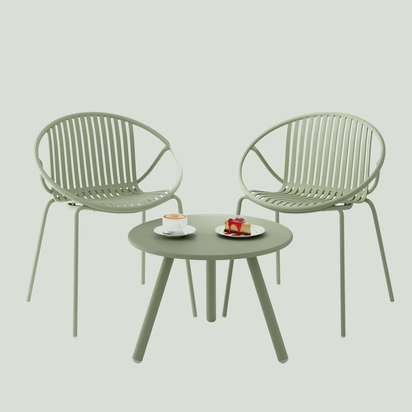 AMAZON COSTWAY 3 Pieces Bistro Set, All Weather PP Garden The Goodlife Edit Everything But the Kitchen Sink